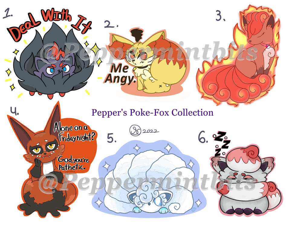 Poke-Foc Keychain Collection 1